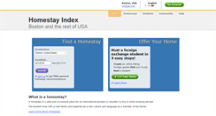 Desktop Screenshot of boston.homestaybay.com