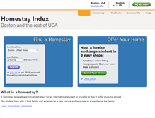 Tablet Screenshot of boston.homestaybay.com